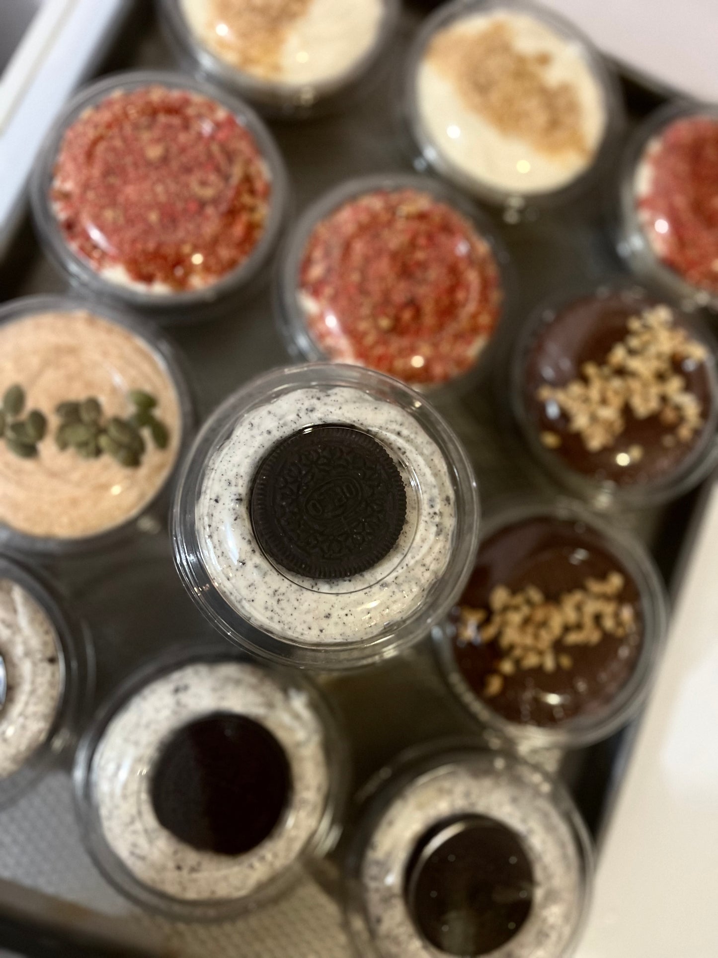 Cheesecake cup desserts