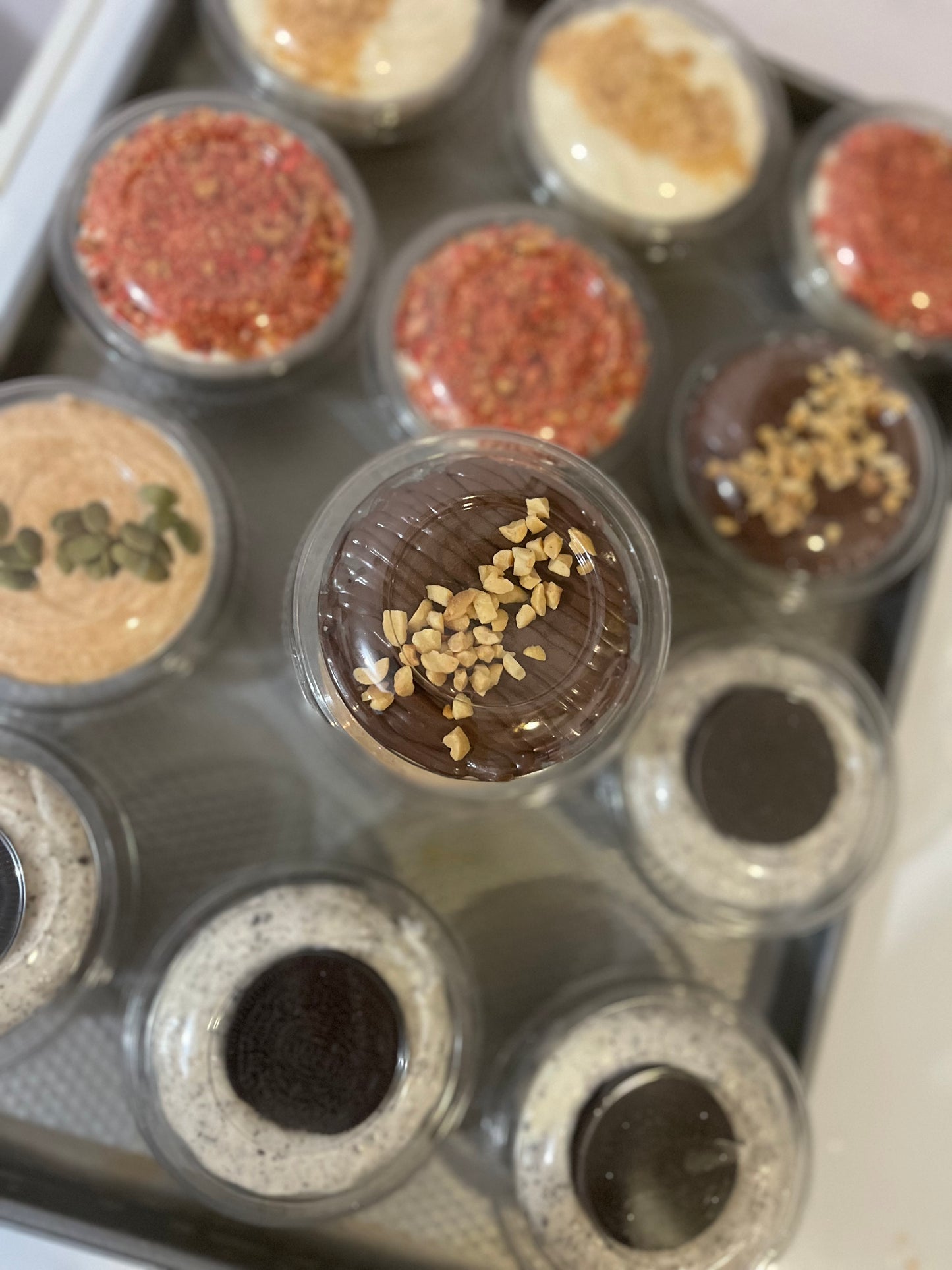 Cheesecake cup desserts