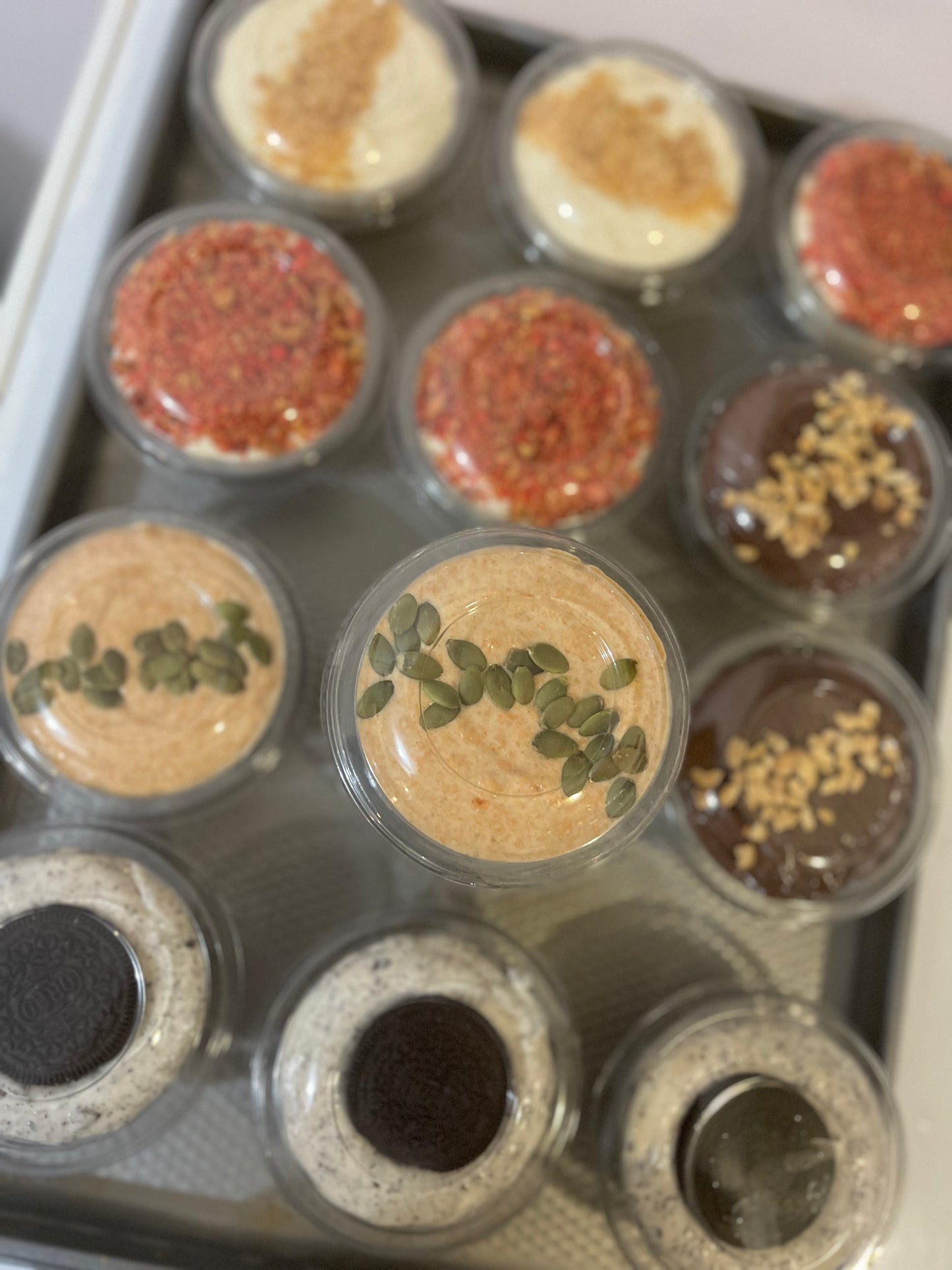 Cheesecake cup desserts