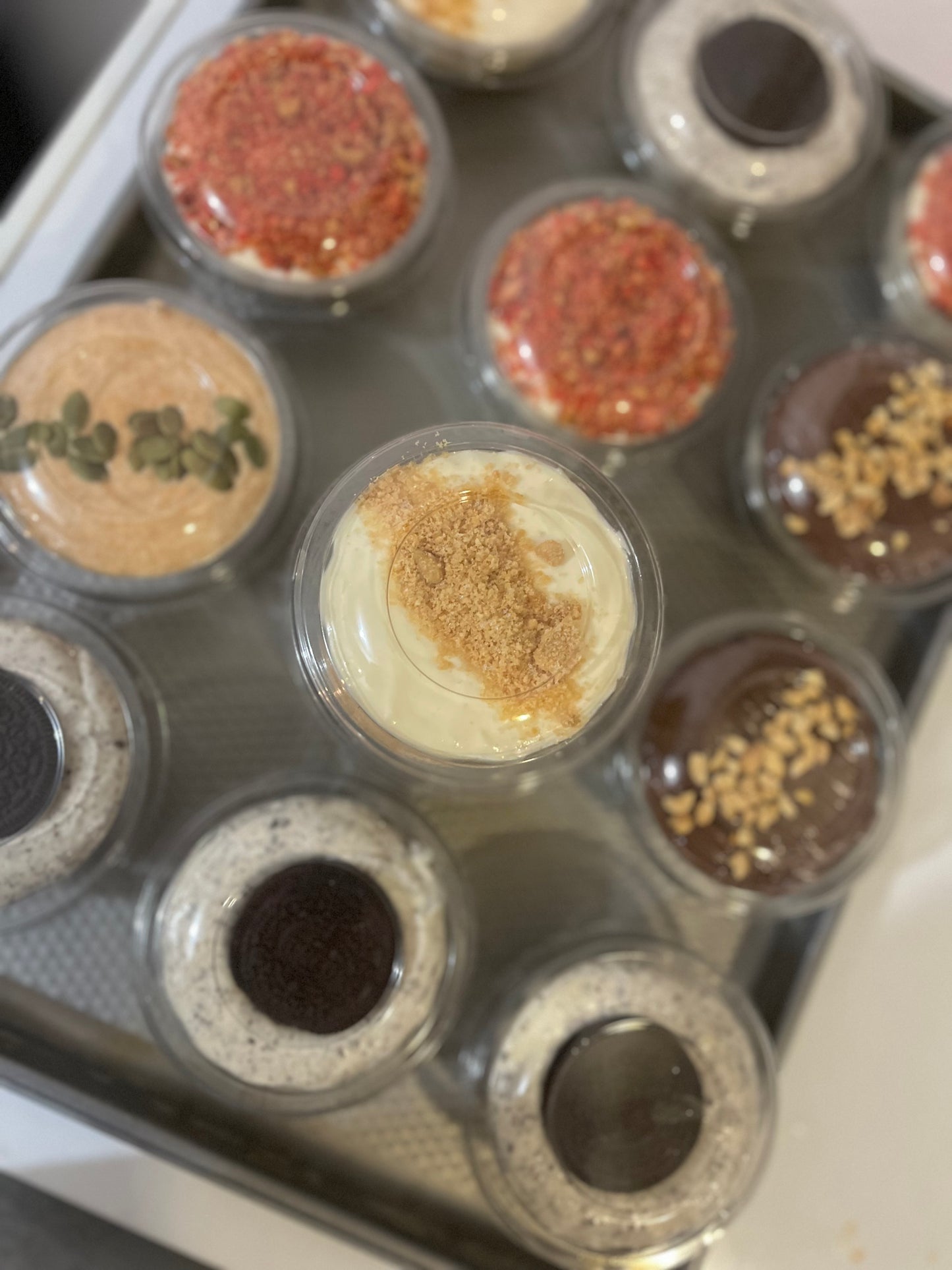 Cheesecake cup desserts