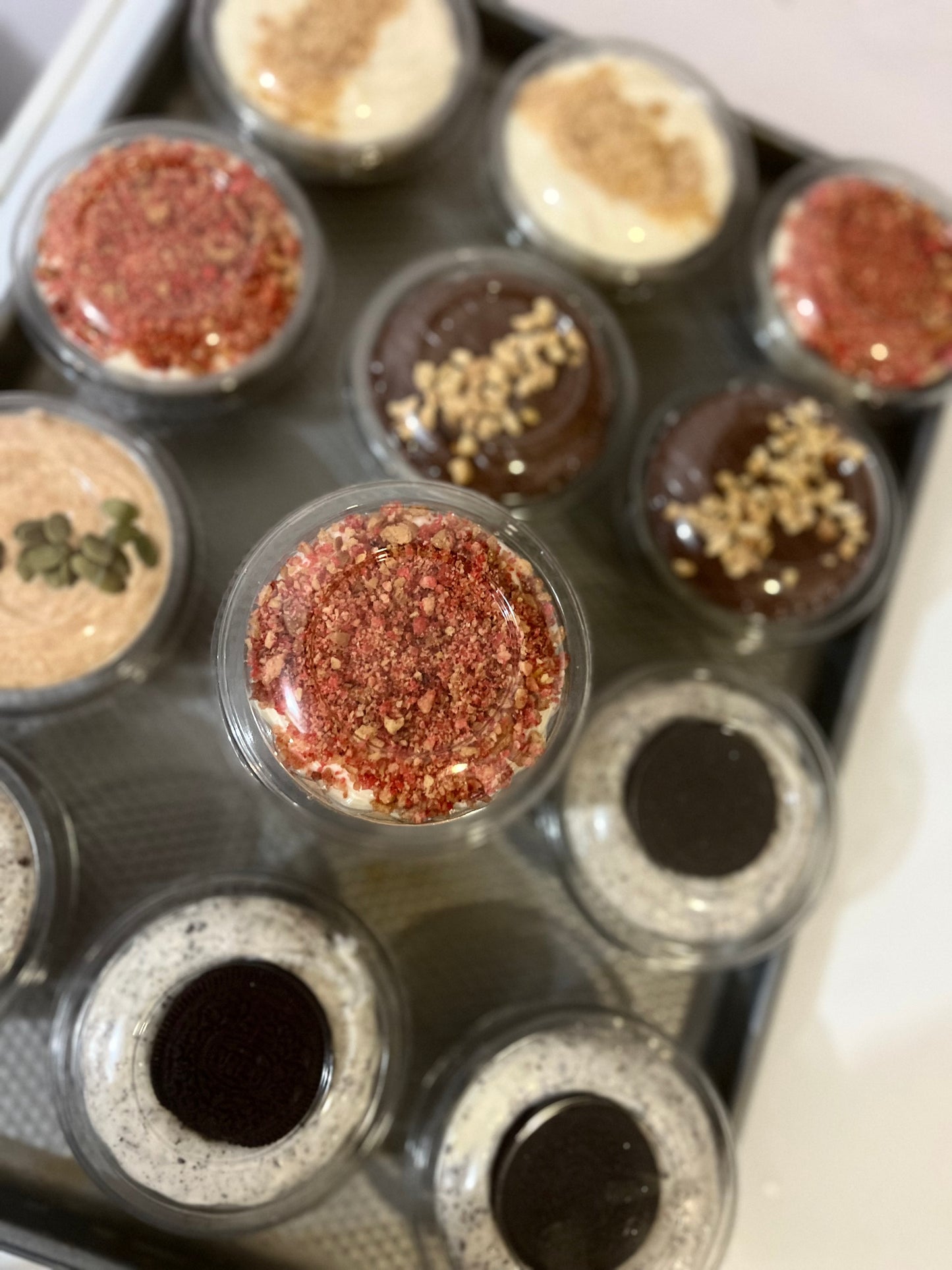 Cheesecake cup desserts